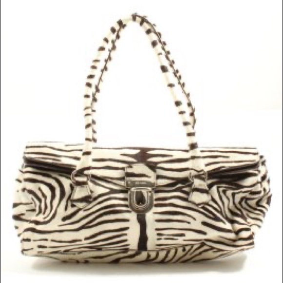 Prada Bags Prada Zebra Pony Hair Handbag Vintage Poshmark